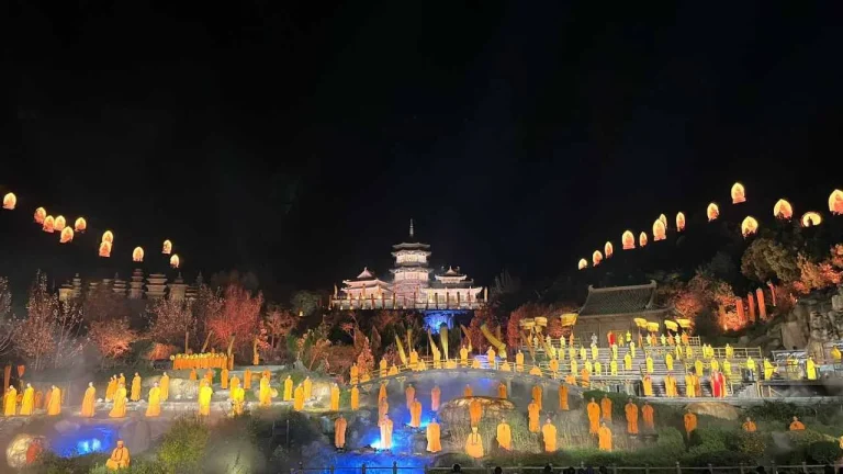 the image shows the shaolin zen music ritual